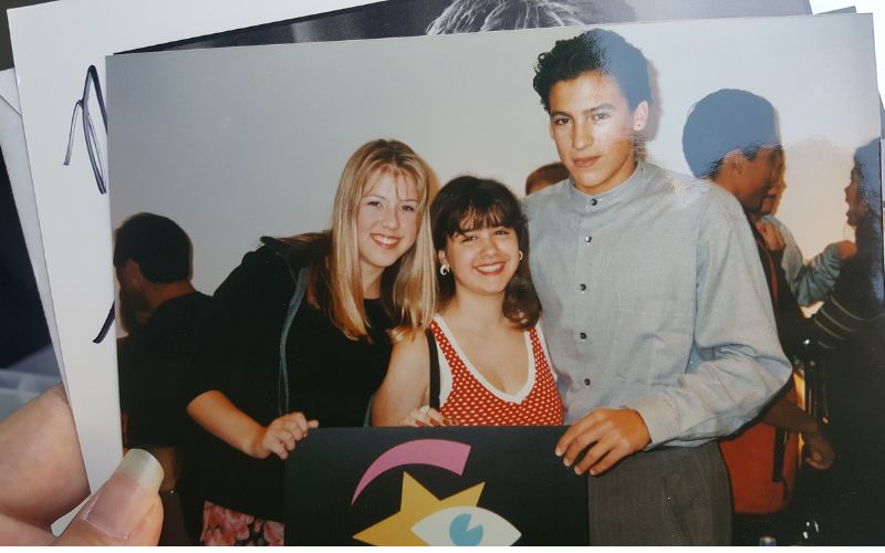 Nicole with Jodi Sweetin and Andrew Keegan
