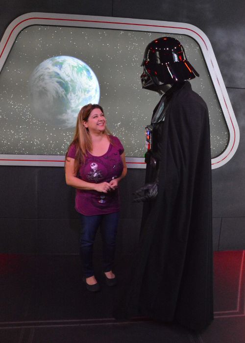 Nicole with Darth Vader